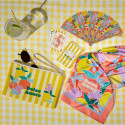 Dolce Amore sjaal satijn 70x70cm- 70x70 cm satiné/ St.