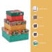Frida Kahlo Square Boxes Set of 3/ Pc.