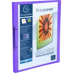 Ringmap PP Kreacover-  A4 2R 15mm paars/ St.