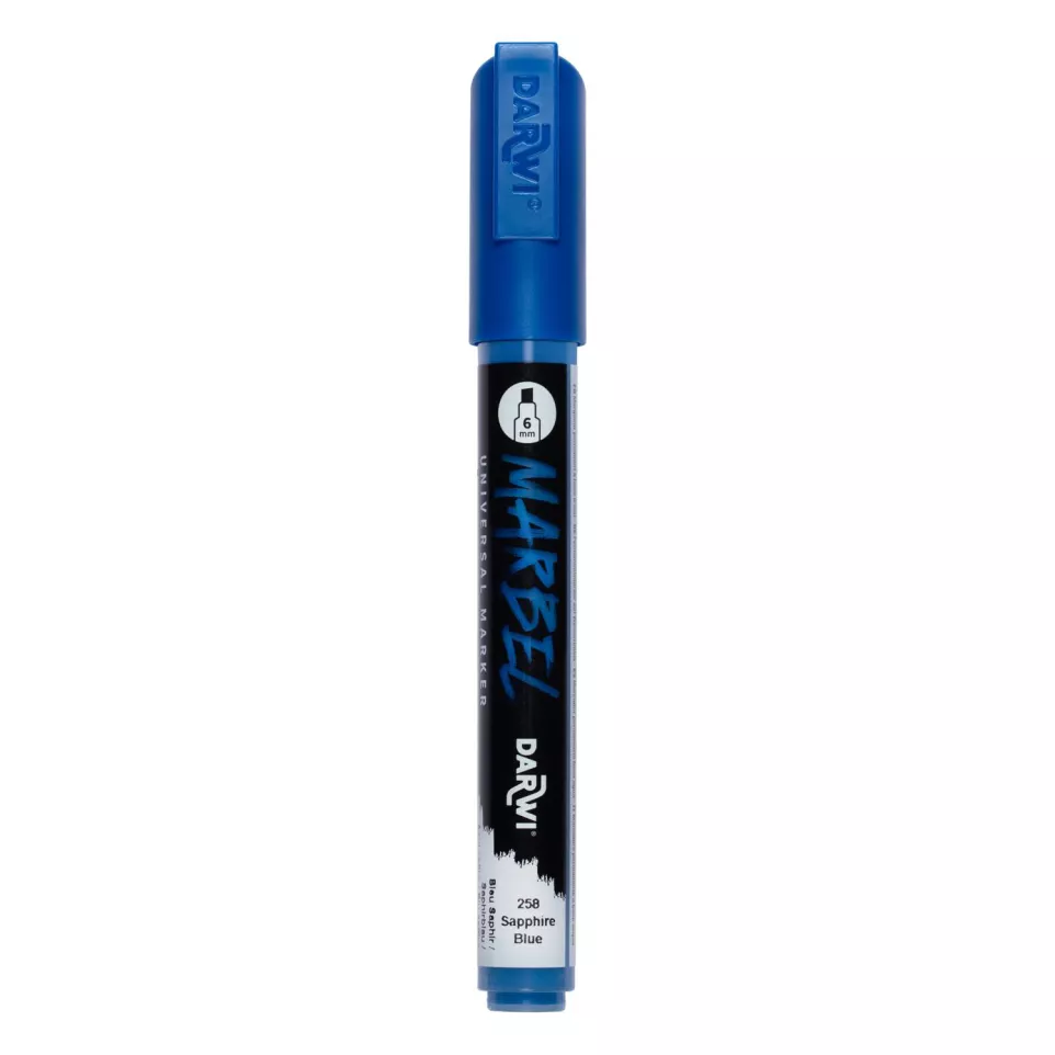 MARBEL marker 6mm sa-ffier blauw...