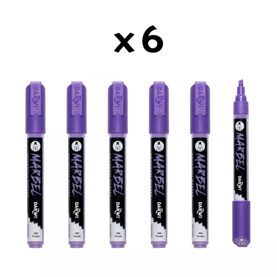 MARBEL marker 6mm violet N°900-/ St.