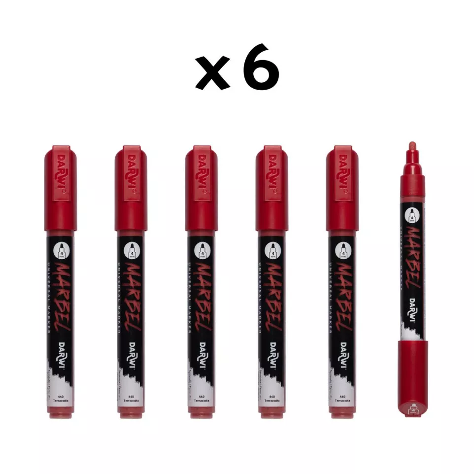 Marbel Marker - 4 mm - Medium Round...