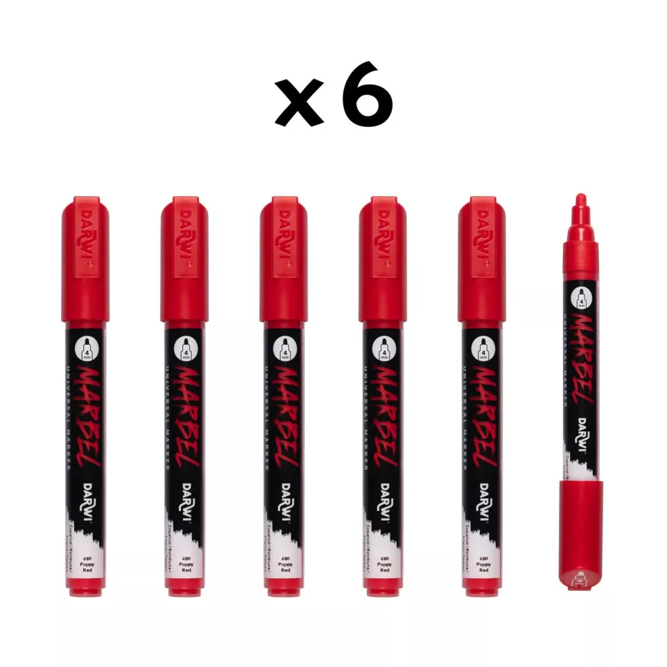 Marbel Marker - 4 mm - Medium Round...