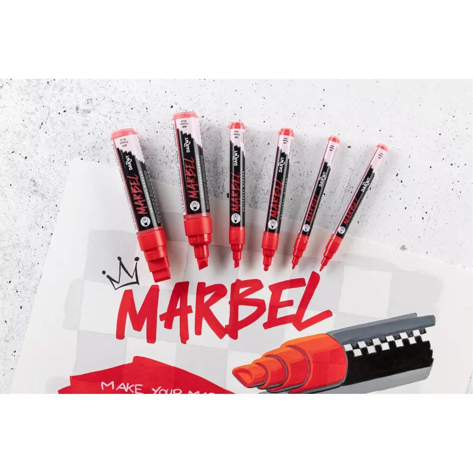 Marbel Marker - 4 mm - Medium Round...