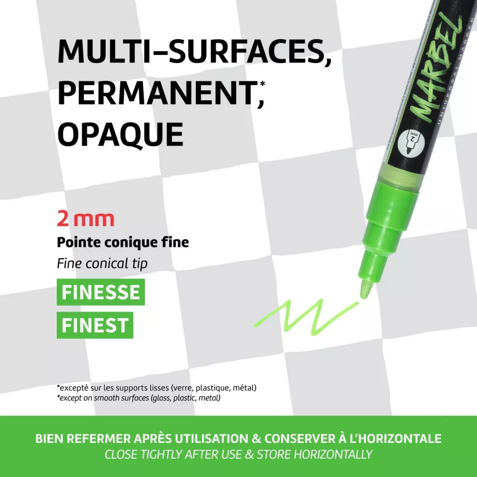 MARBEL marker 2mm grasgroen N°611-RT...