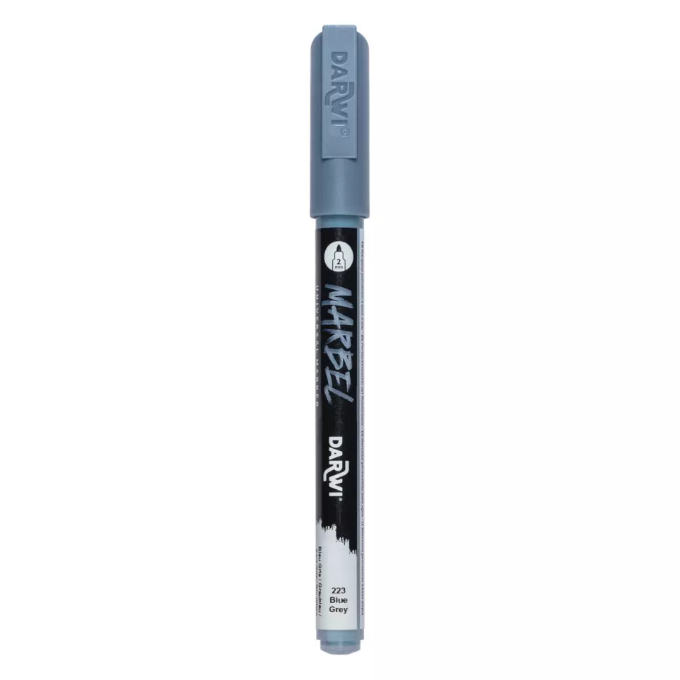 MARBEL marker 2mm blauw grijs N°223-/...