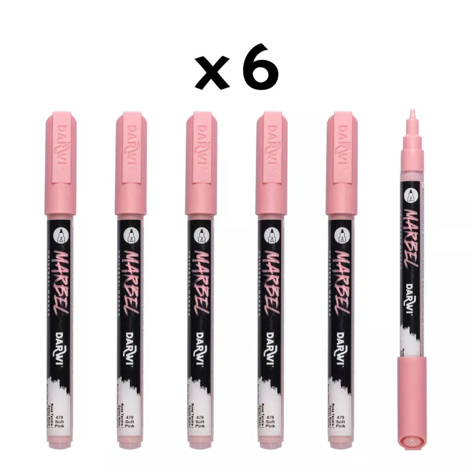 MARBEL marker 2mm zacht roze...