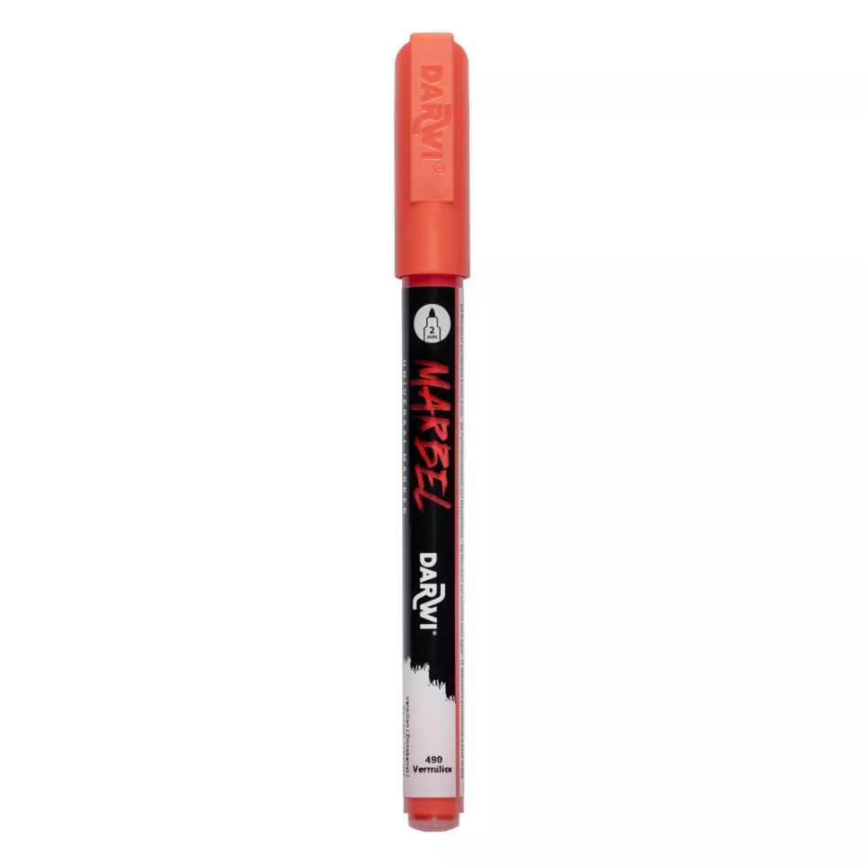 MARBEL marker 2mm vermiljoen  N°490-/...