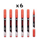 MARBEL marker 2mm vermiljoen  N°490-/ St.
