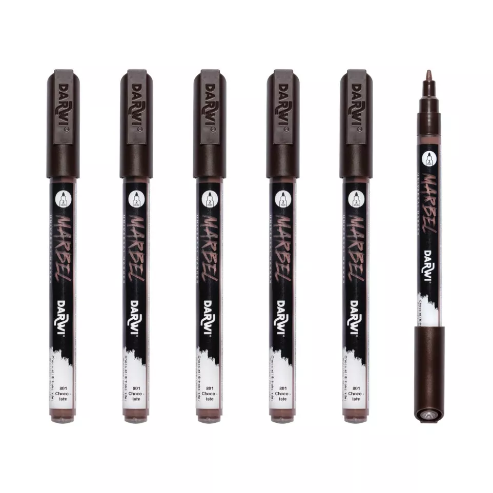MARBEL marker 2mm chocolade N°801-/ St.