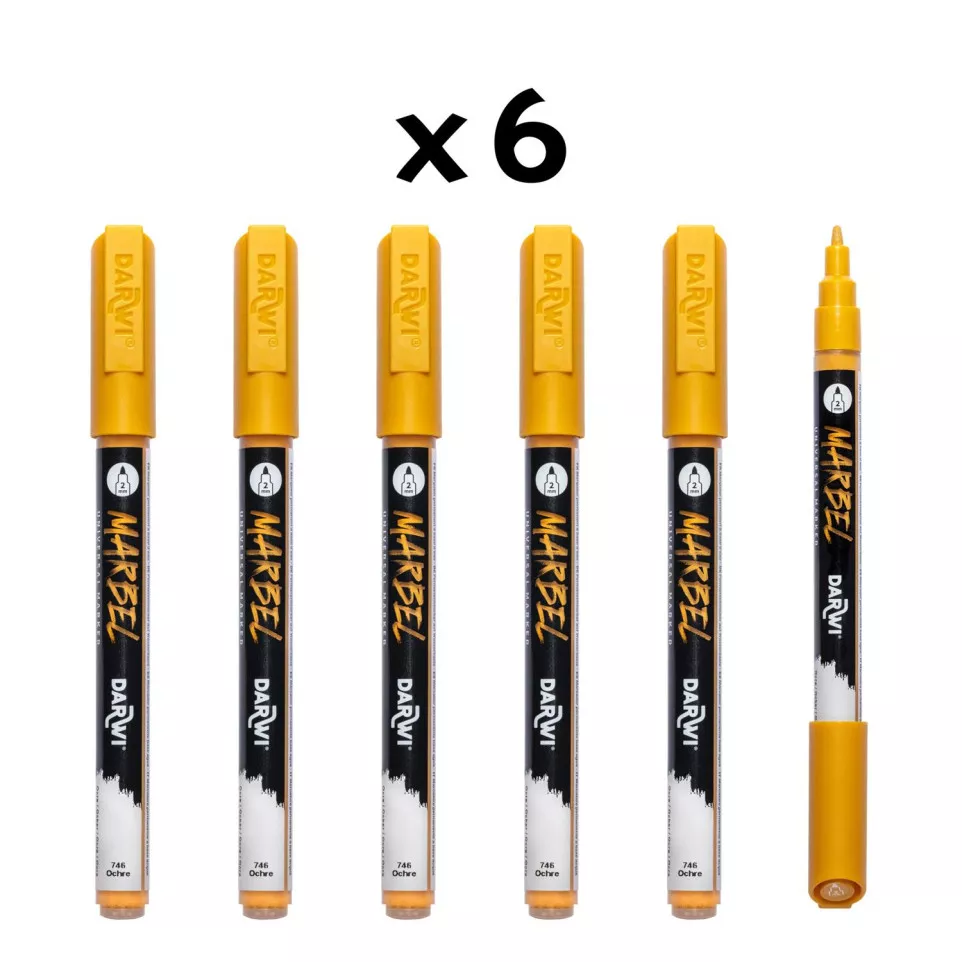MARBEL marker 2mm oker N°746-/ St.