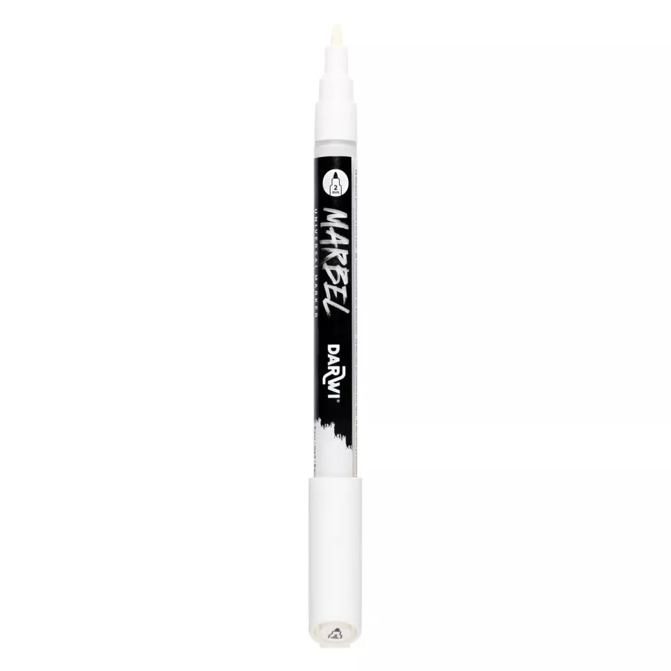 MARBEL marker 2mm wit N°010-/ St.
