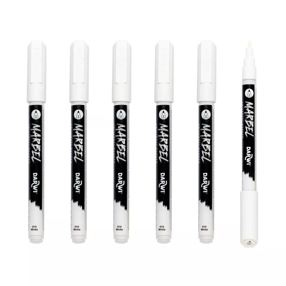 MARBEL marker 2mm wit N°010-/ St.