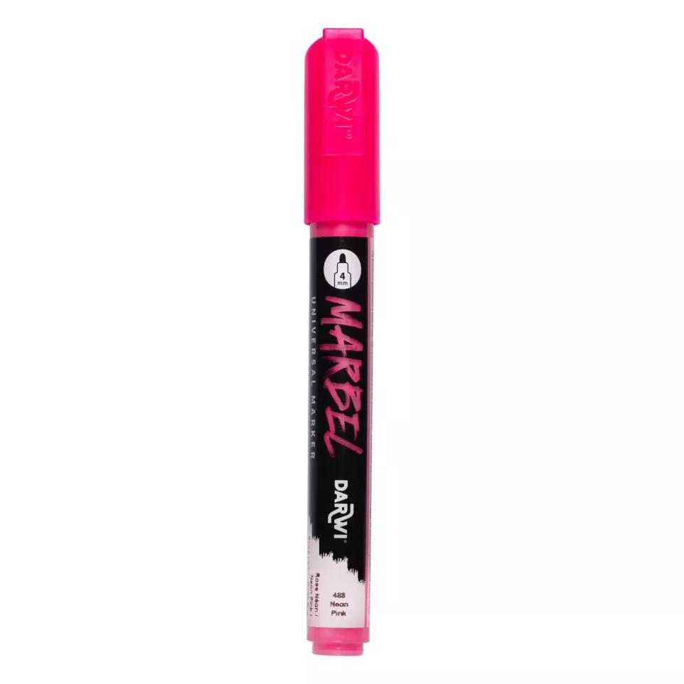 MARBEL marker 4mm fluo roze N°488-/ St.