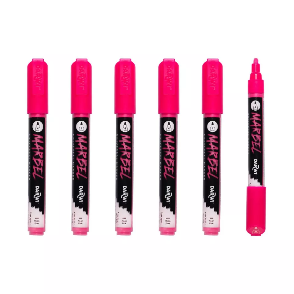 MARBEL marker 4mm fluo roze N°488-/ St.