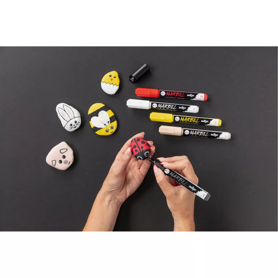 Marbel Marker - 4 mm - Medium Round...