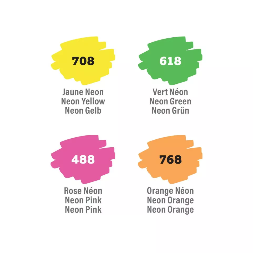 MARBEL marker 2mm fluo oranje N°768-/...