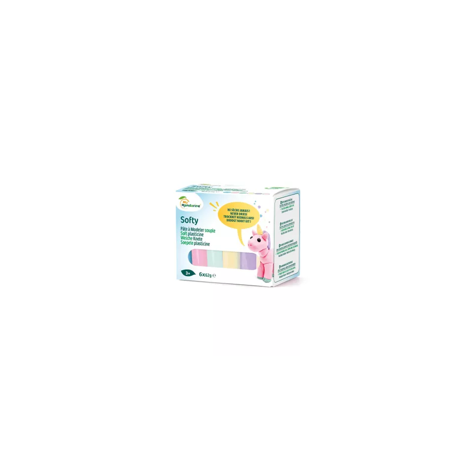 Set Softy 6x62g, assortiment pastel-/...