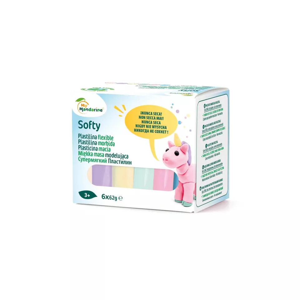 Set Softy 6x62g, assortiment pastel-/...