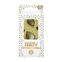 Clairefontaine Number 8 Birthday Candle Gold/ Pc.