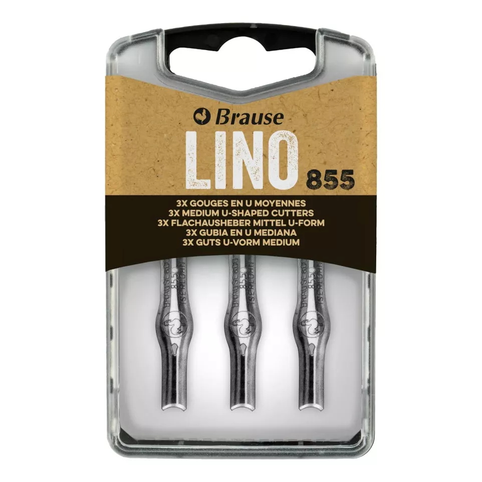 Brause Medium Lino Cutter U Shaped x3...
