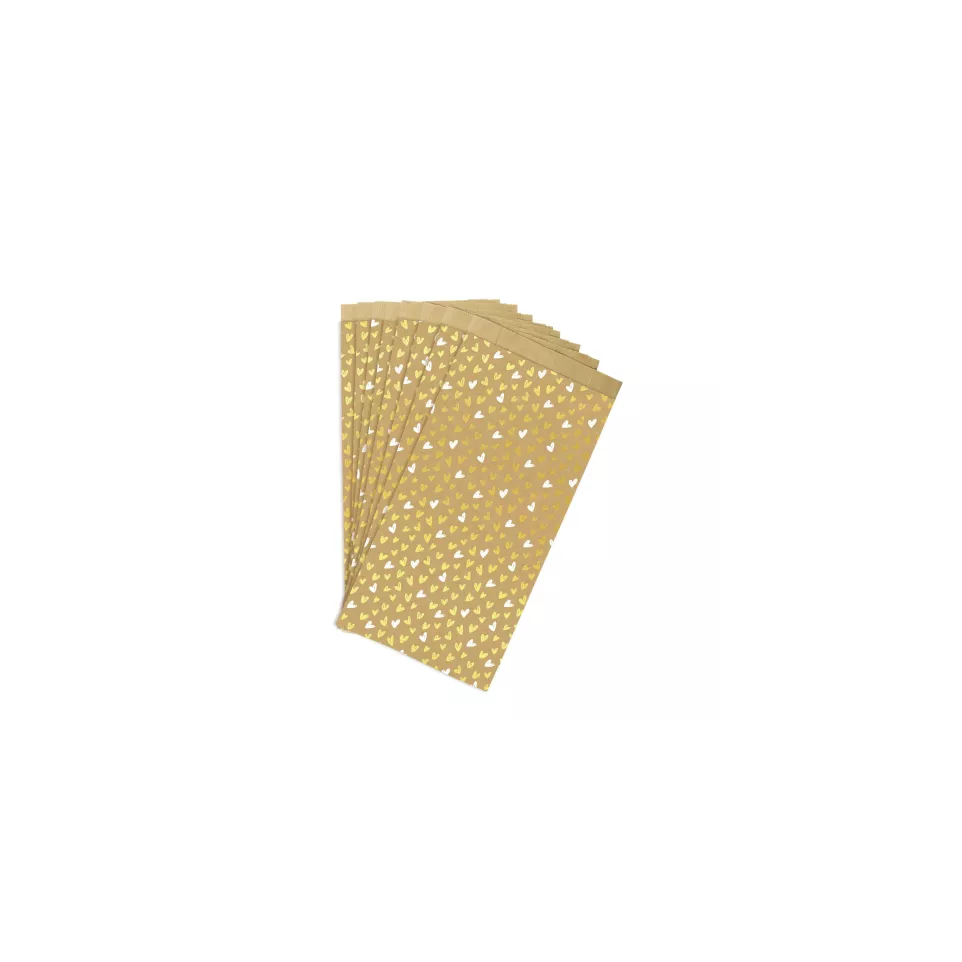 Etui 50 tasjes Kraft-, 16x30+5cm...