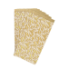 Sachet de 50 pochettes kraft, 12x24+4,5cm vagues/ Pce