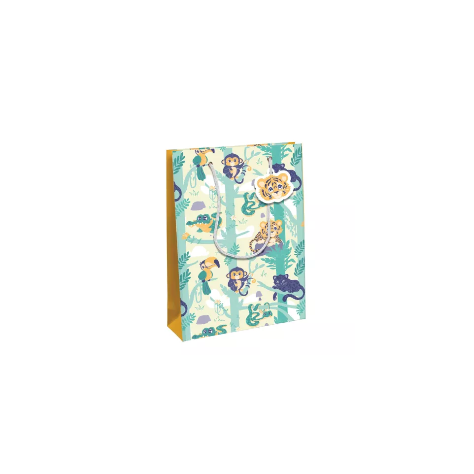 Jungle, white kraft, large bag...