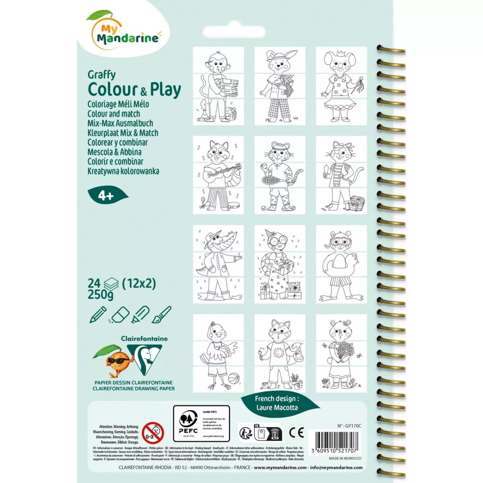 Graffy Colour & Play-, verklede...