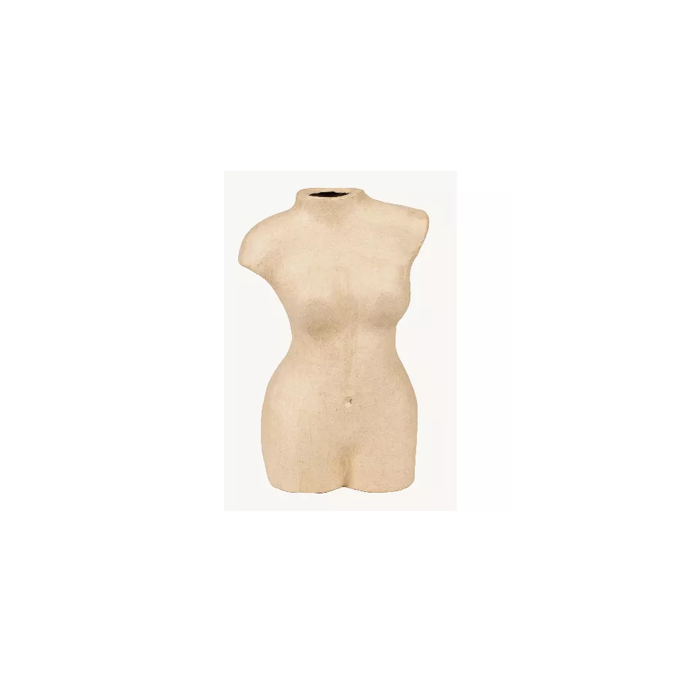 Vaas vrouwentorso 17x10x26cm-/ St.