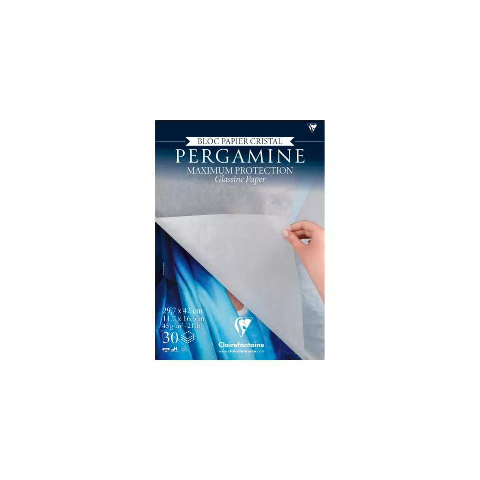 Glassine Paper Glued Pad 30 Sheets...