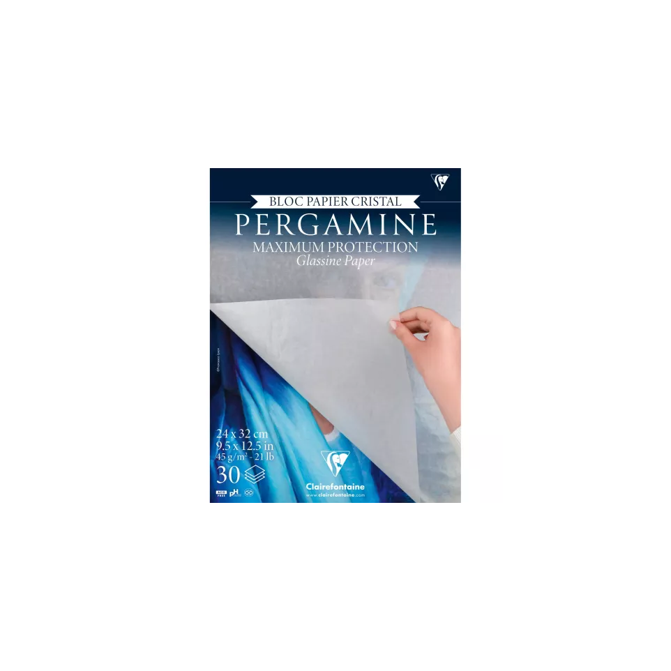 Glassine Paper Glued Pad 30 Sheets...