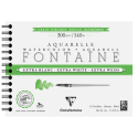 Fontaine Extra White Wirebound Pad 300g, 12 Sheets 18x24/ Pc.