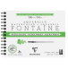 Fontaine Extra White Wirebound Pad 300g, 12 Sheets 18x24/ Pc.