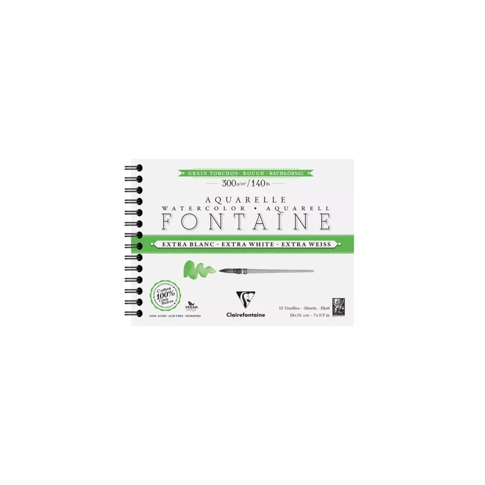 Fontaine Extra White Wirebound Pad...