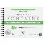 Fontaine Extra White Wirebound Pad 300g, 12 Sheets 18x24/ Pc.