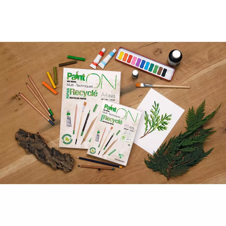 Blok lijm Paint'On w-it A6 recycled...