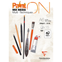 Paint'On Glued Pad A6 250g White/ Pc.