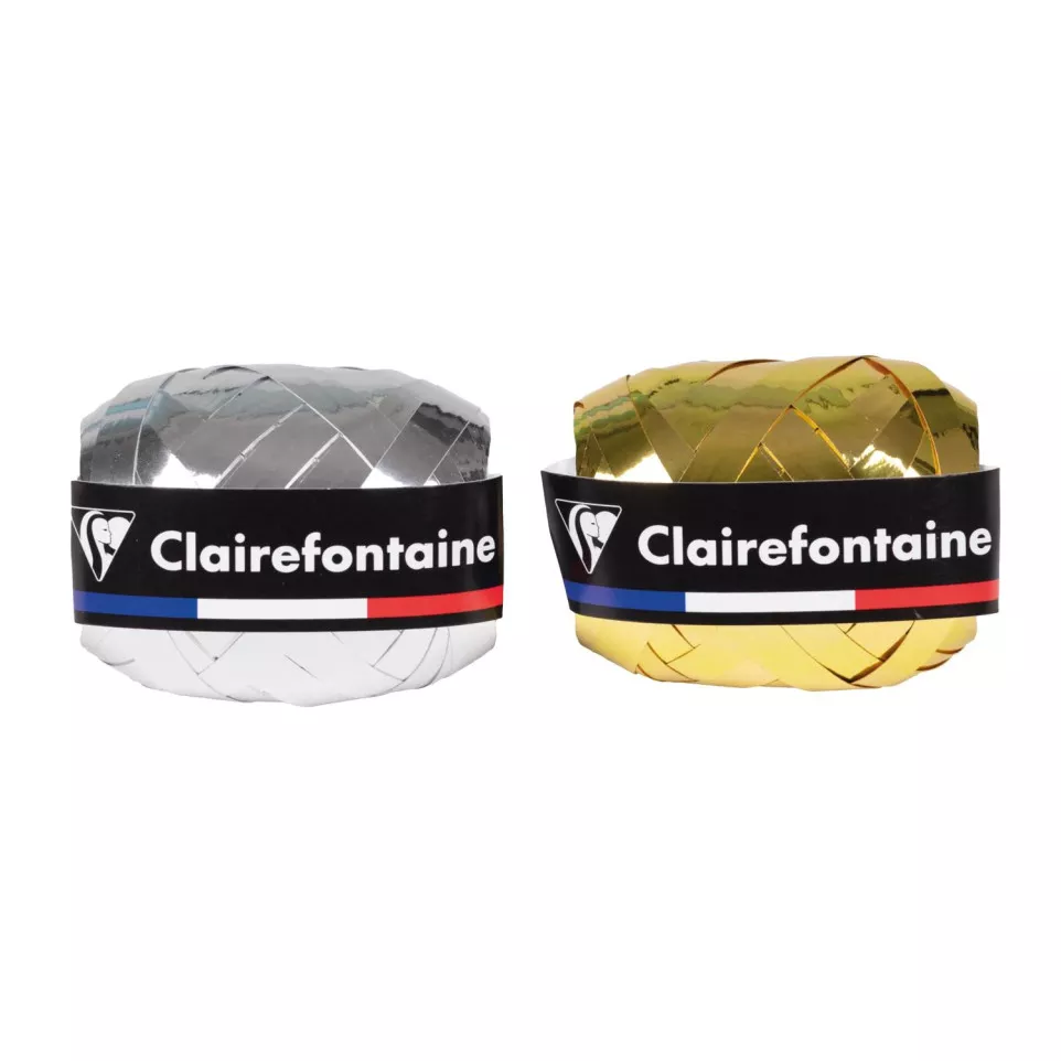 Set of 24 metallic ribbons 10mx7mm,...