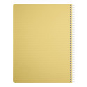 Cahier reliure intégrale Linicolor ESSENCE A4 100 pages petits carreaux couverture plastique polypropyène rainuré/ Pce