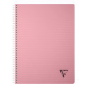 Cahier reliure intégrale Linicolor ESSENCE A4 100 pages petits carreaux couverture plastique polypropyène rainuré/ Pce