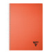 Cahier reliure intégrale Linicolor ESSENCE A4 180 pages grands carreaux couverture plastique polypropyène rainuré/ Pce