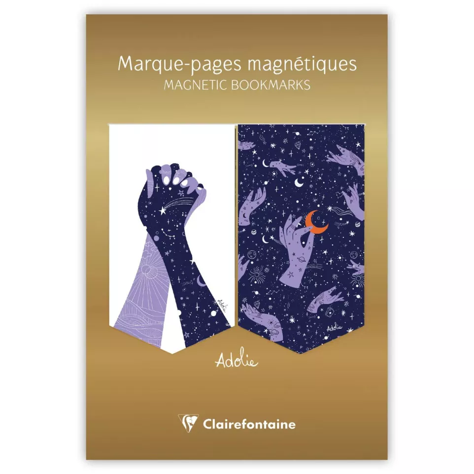 Adolie Magnetic Booksmarks Set of 2/ Pc.