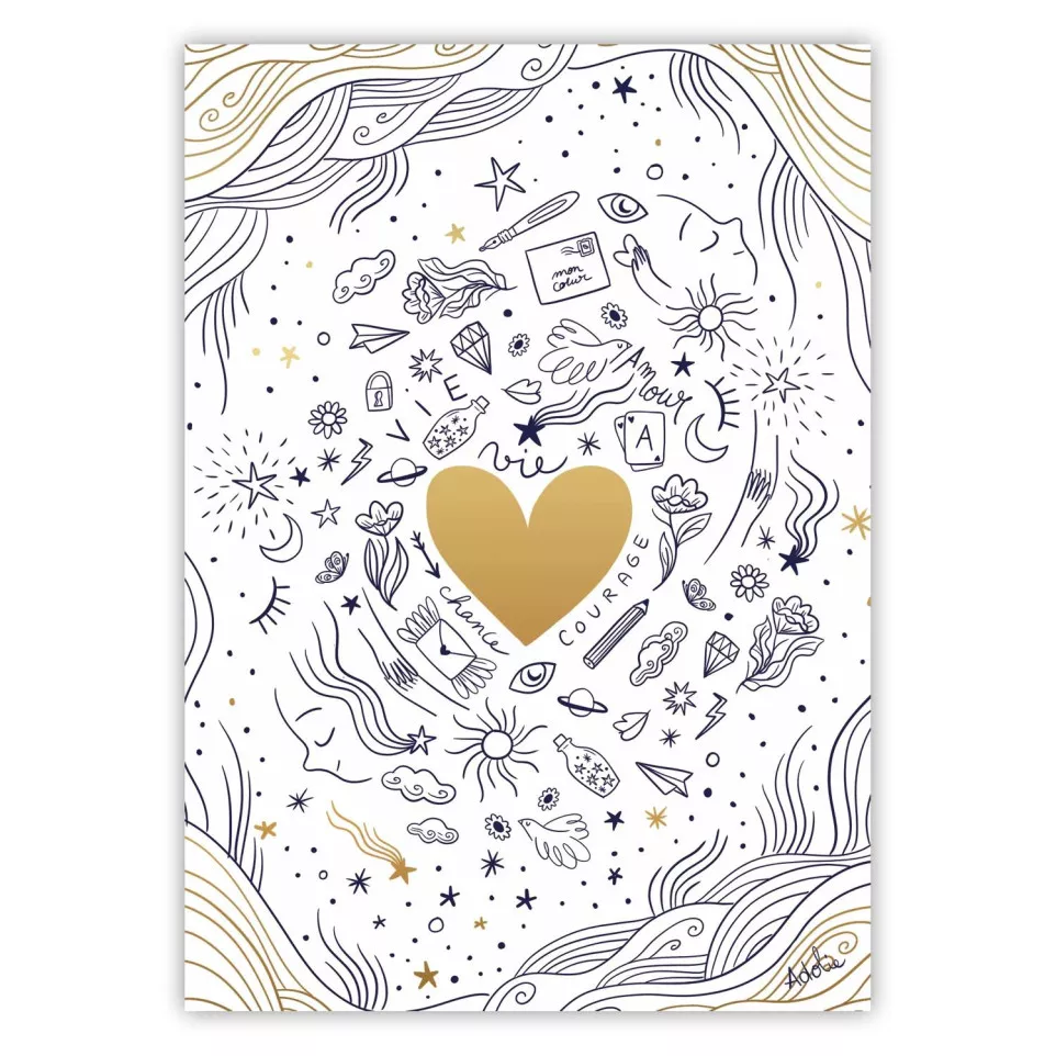 Adolie Correspondence Set 12x16.5cm/ Pc.