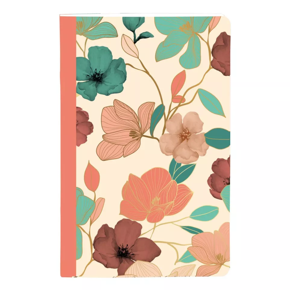 Gaïa beige Sewn Spine Notebook 9x14cm...