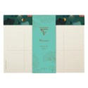 Gaïa blauw Blok 24x1-7cm 60bl bedrukt/ St.
