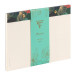 Gaïa blauw Blok 24x1-7cm 60bl bedrukt/ St.
