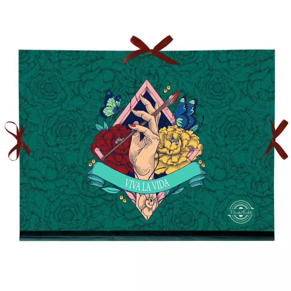 Frida Kahlo, Carton à dessin 28x38cm,...