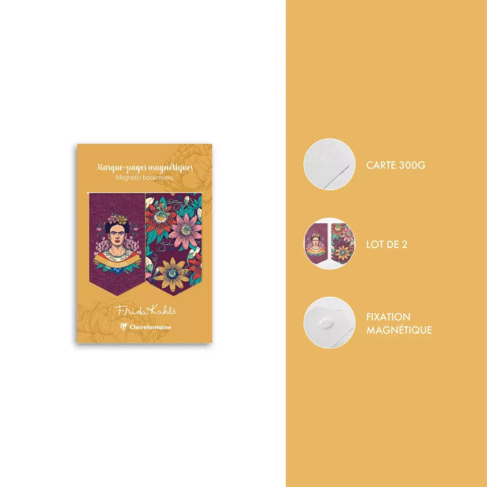 Frida Kahlo, Set de 2 marque-pages...