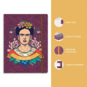 Frida Kahlo tijdschr-iftenhouder 25x10x32/ St.